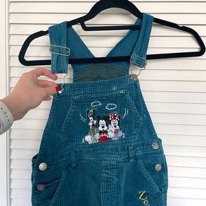 Vintage Mickey for Kids Disney Corduroy Overalls with Mickey Mouse